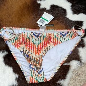 NWT Voda Bikini Bottoms 14K Gold Plated